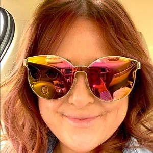 Karen walker oversized sunglasses